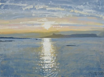 Sunset Sea, 2013 (olaj, vászon) alkotó: Charles Simpson