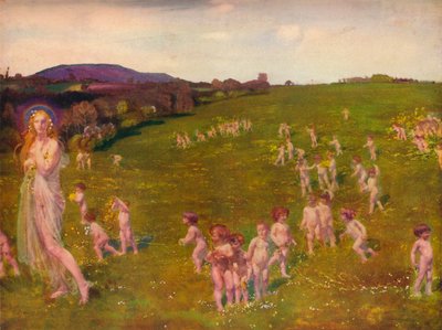 A tavasz eljövetele, 1913 alkotó: Charles Sims