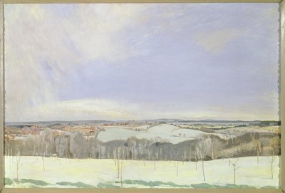 The Weald Winter (tempera a panelen) alkotó: Charles Sims
