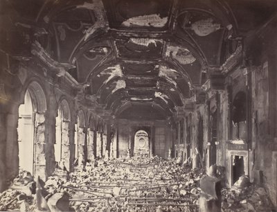 Az államtanács nagyterme, 1871. máj. alkotó: Charles Soulier