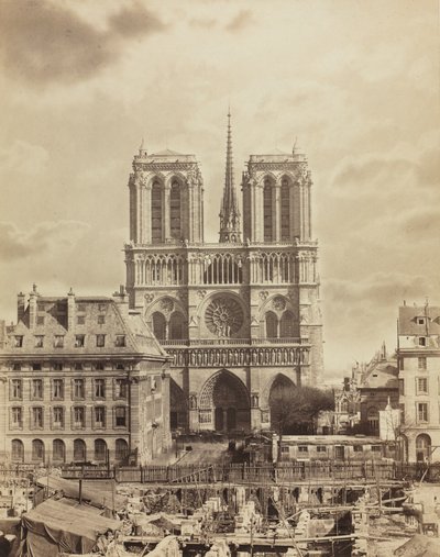 Notre Dame de Paris, 1860-as évek eleje. alkotó: Charles Soulier
