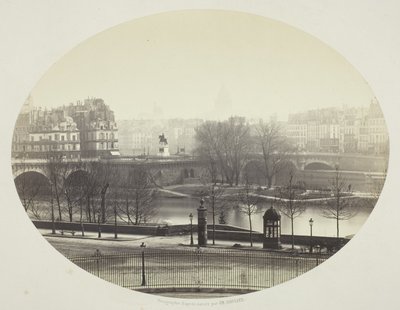A Pont Neuf Párizsban alkotó: Charles Soulier