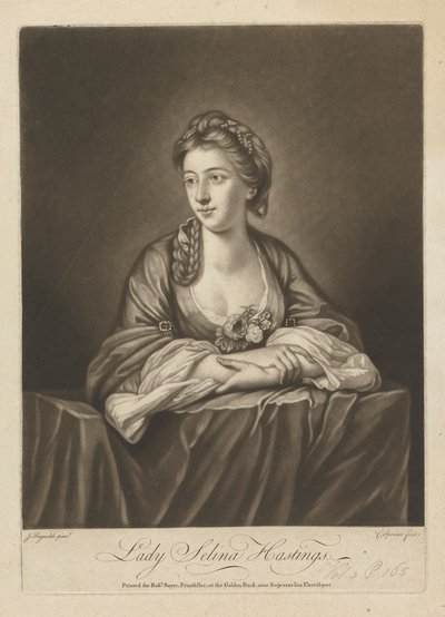 Lady Selina Hastings (született: Shirley), Huntington grófnője alkotó: Charles Spooner