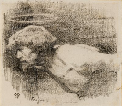 Tanulmány Keresztelő Szent János lefejezéséhez, 1881 körül (szén vastag krémpapíron) alkotó: Charles Sprague Pearce
