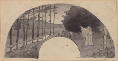 Tanulmány egy boltívhez alkotó: Charles Sprague Pearce