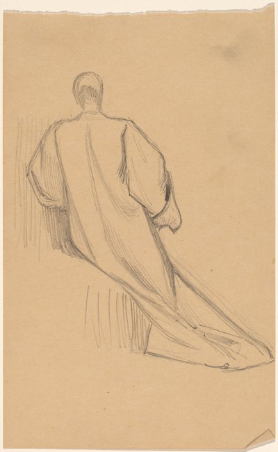 Egy alak tanulmányozása hátulról alkotó: Charles Sprague Pearce