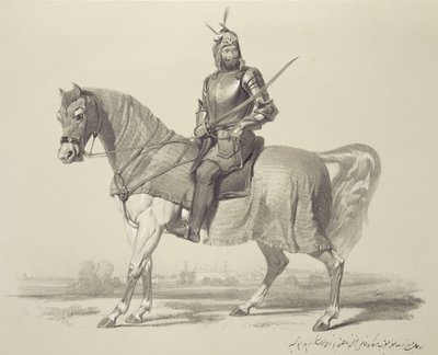 Panjab: Rajah Lal Sing, 13. lemez az „India emlékei”-ből, metszett: Auguste Francois Laby (1784-1860) 1847 alkotó: Charles Stewart Hardinge