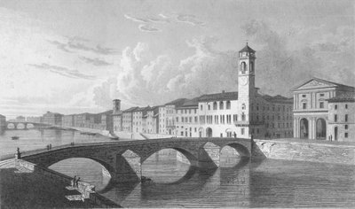 Pisa, 1818. alkotó: Charles Theodosius Heath