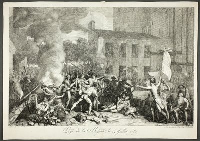 A Bastille elfoglalása, 1789. július 14 alkotó: Charles Thevenin