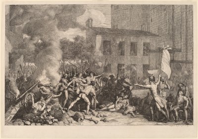 A Bastille megtámadása, 1789. július 14 alkotó: Charles Thevenin