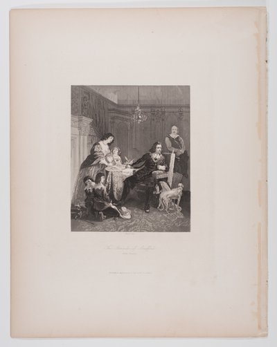 Strafford Attaindere, Leutze után alkotó: Charles Thomas Burt