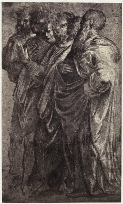 Raphael, hat bölcs rajzának fényképreprodukciója alkotó: Charles Thurston Thompson