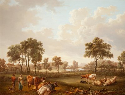 Táj figurákkal, 1812 alkotó: Charles Towne