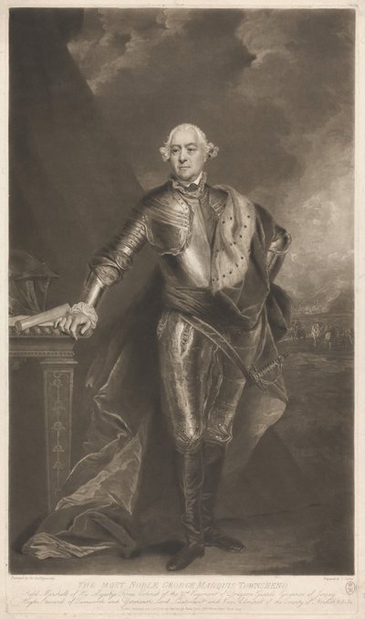 George, az első Townshend márki alkotó: Charles Turner