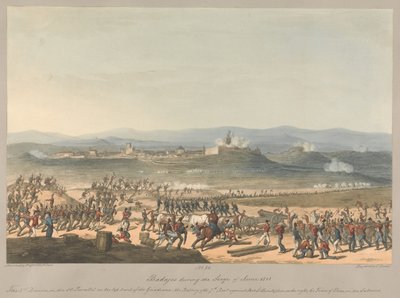 A 12. számú Badajos az 1811. júniusi ostrom idején alkotó: Charles Turner