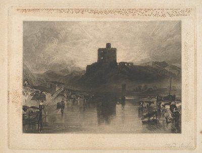 Norham kastély, a Tweed folyón alkotó: Charles Turner