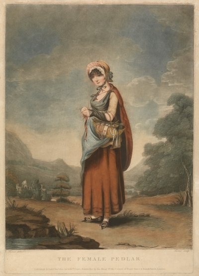 A női utcai árus alkotó: Charles Turner