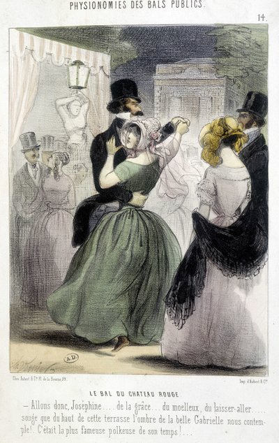 Prom populaire de Paris: A Chateau rouge bálja alkotó: Charles Vernier