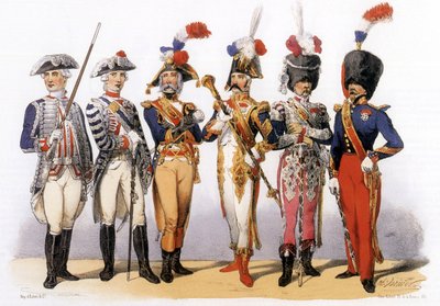 A francia hadsereg egyenruhái: (18-19. század) alkotó: Charles Vernier