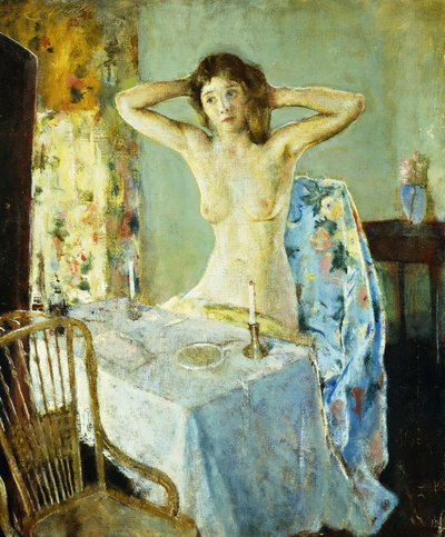 A fésülködőasztal alkotó: Charles Webster Hawthorne