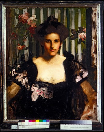 Egy hölgy portréja (festmény) alkotó: Charles Wellington Furse