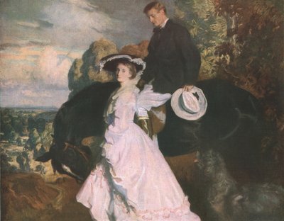 The Return from the Ride, 1902, c1930. alkotó: Charles Wellington Furse