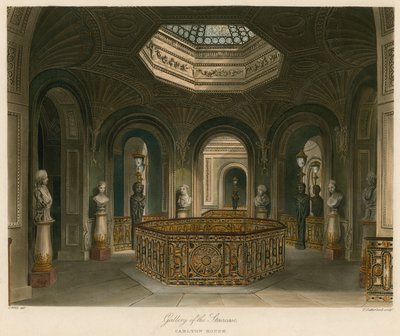 A lépcsőház galériája, Carlton House, London alkotó: Charles Wild