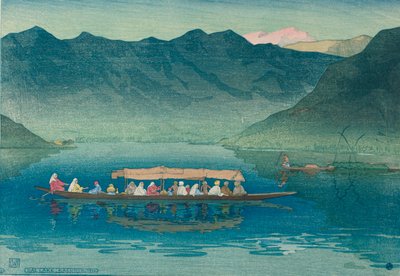 Dal Lake, Kasmír alkotó: Charles William Bartlett