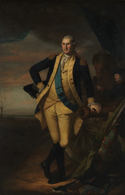 George Washington, kb. 1779-81. alkotó: Charles Willson Peale