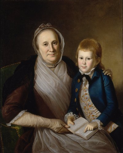 Mrs. James Smith és unokája alkotó: Charles Willson Peale
