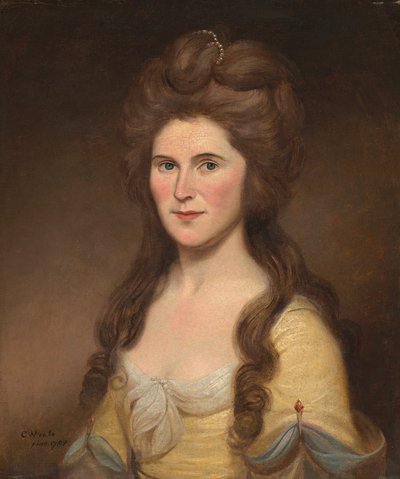 Rebecca Bryan White Mrs. John White, 1788. alkotó: Charles Willson Peale