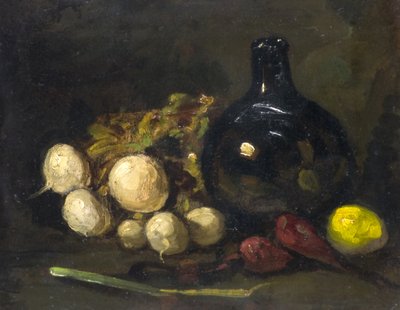 Csendélet (olaj a fedélzeten) alkotó: Charles Woolford