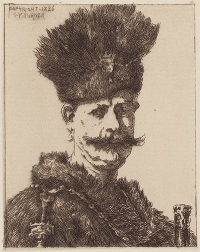 Egy férfi portréja alkotó: Charles Yardley Turner