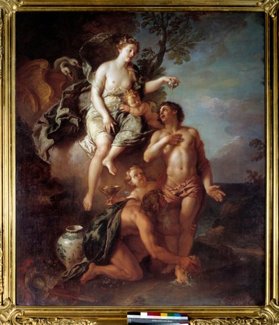 Enee istenülése. Charles De Lafosse (1636-1716) festménye alkotó: Charles de Lafosse