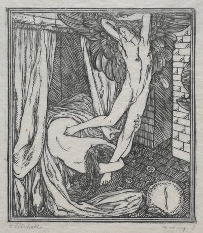 Ámor és Psyche szerelmeiről: Ámor repülése alkotó: Charles de Sousy Ricketts