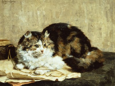 Egy cirmos macska alkotó: Charles van den Eycken