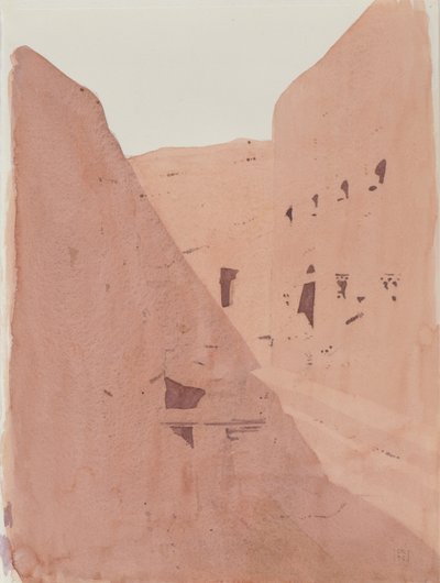 Golgota, Lalibela, Etiópia, 1996 (wc papíron) alkotó: Charlie Millar