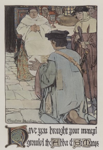 Illusztráció Robin Hoodhoz (színes litó) alkotó: Charlotte Harding
