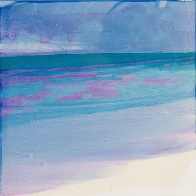 Turtle Beach, 2000 (olaj, gesso) alkotó: Charlotte Johnstone