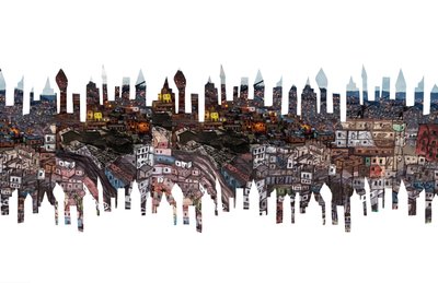 Városi fantomok, 2011 (kollázs) alkotó: Charlotte Orr