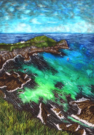 Newquay, Cornwall, 2021 alkotó: Charlotte Orr