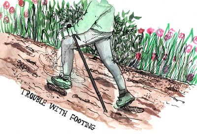 Parkinsons illusztrációk, 2019 (tinta és akvarell) alkotó: Charlotte Orr