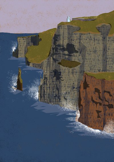 A Towering Cliffs világítótorony alkotó: Charlotte Trudgett