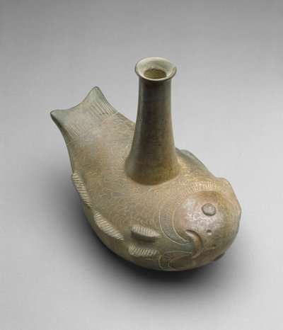 Halászhajó, ie 450-200 (bekarcolt cserépedény) alkotó: Chavin Chavin