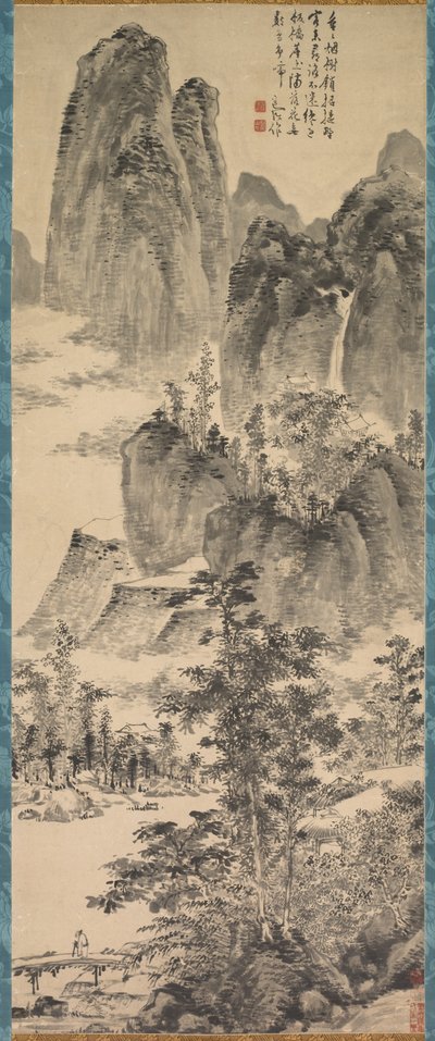 Kolostort keresek a Ködhegységben, 1368-1644. alkotó: Chen Shun