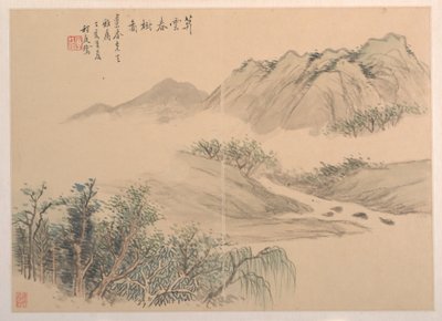 Táj, 1827-ben. alkotó: Cheng Tinglu