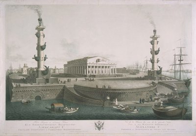 Kilátás a Vasziljevszkij-sziget köpére, 1810-es évek alkotó: Chessky