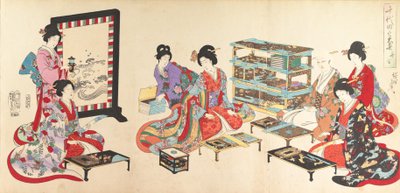 Chiyoda Castle Album of Women, 1895., 1895. alkotó: Chikanobu Yoshu