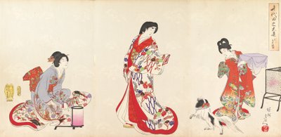 Chiyoda Castle Album of Women, 1895., 1895. alkotó: Chikanobu Yoshu