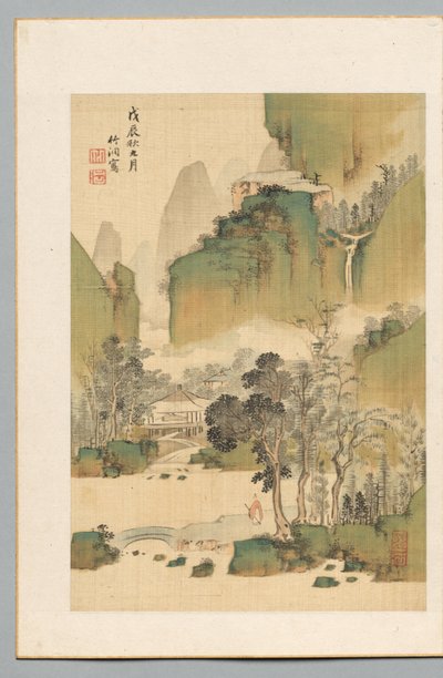 Táj, 1808. alkotó: Chikuto Nakabayashi